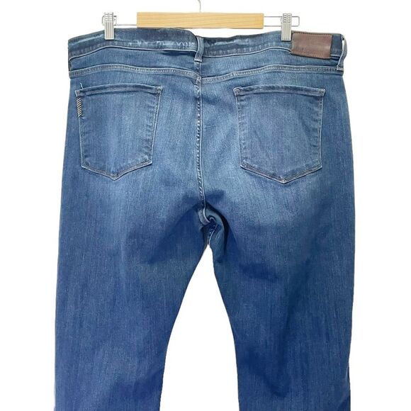 PAIGE Denim Federal Jeans Slim Straight Jean in Roarke Dark Wash Men’s Size 40 - Picture 7 of 13